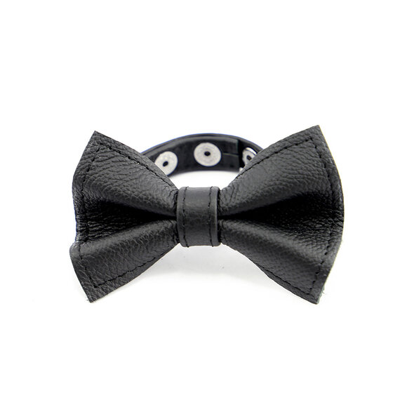 Leather Bracelet Fly Your Servant – Adjustable & Cool Black