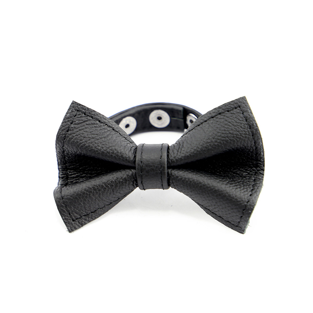 Leather Bracelet Fly Your Servant – Adjustable & Cool Black