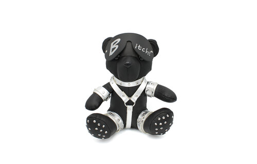 Eddy BDSM Teddy Silver B-Itch – Cool & Naughty Gift