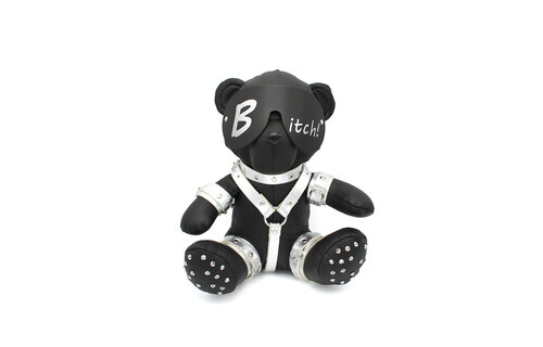 Eddy BDSM Teddy Silver B-Itch – Cool & Naughty Gift