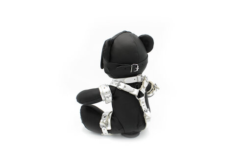 Eddy Bdsm Teddy Silver B-Itch – Stoer & Ondeugend Cadeau