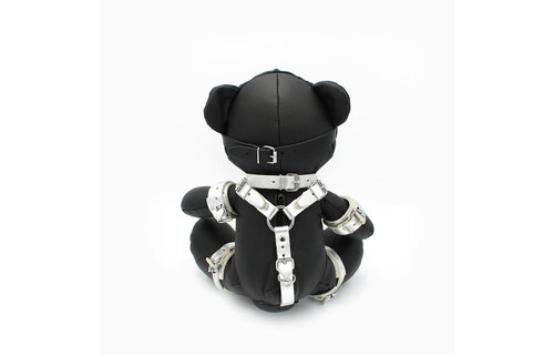 Eddy Bdsm Teddy Silver B-Itch – Stoer & Ondeugend Cadeau