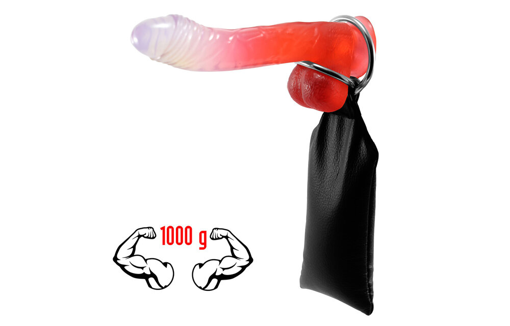 Leren Gewicht 2 Ringen 1000g – Sterke Man Erectieversterker