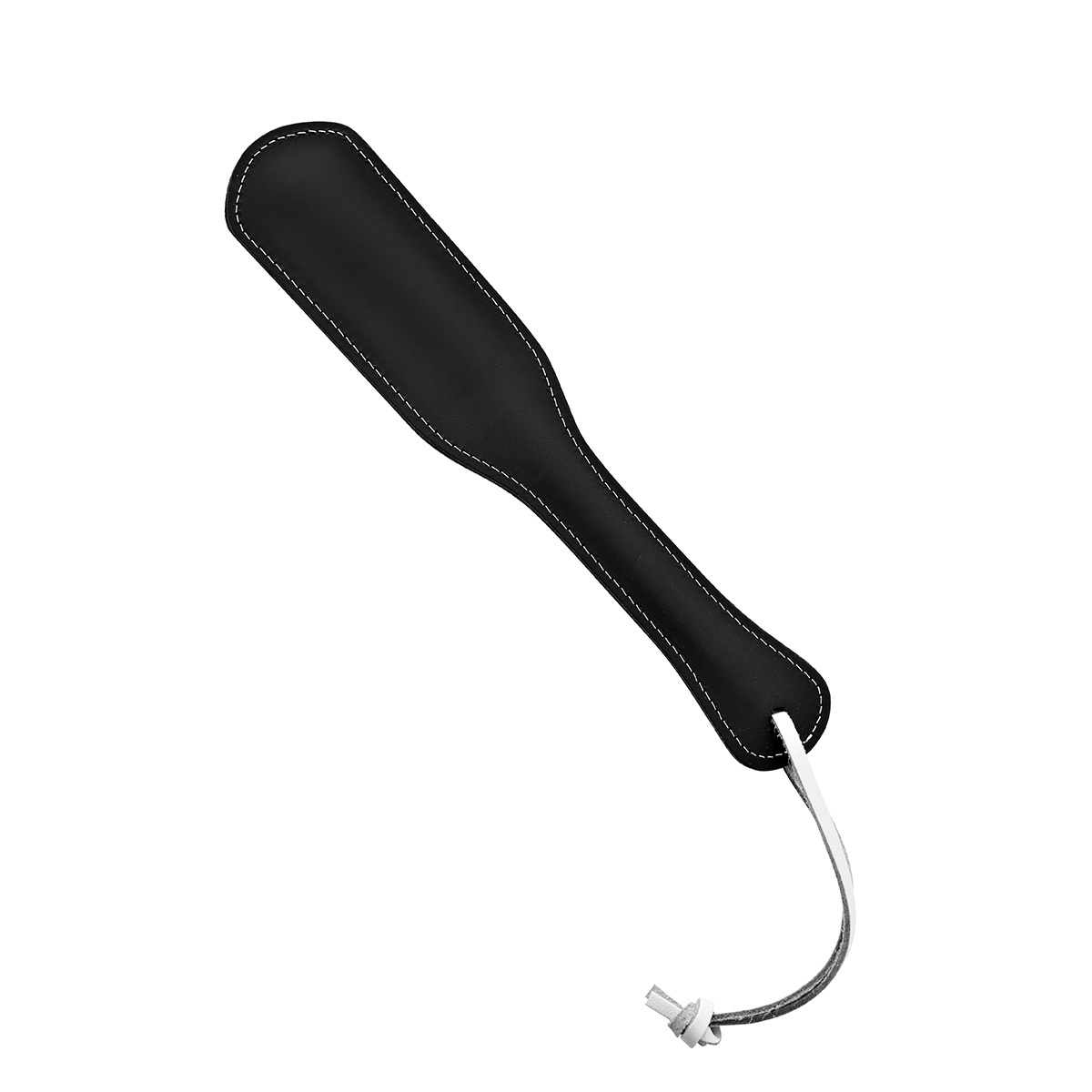 Paddle SLUT! White – Luxury leather BDSM accessory Kiotos