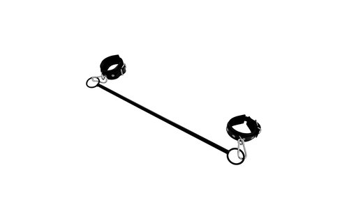 Spreader Bar Double O-Ring Met Verstelbare Leren Handboeien