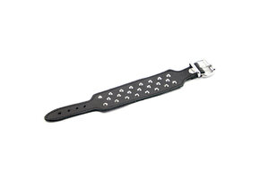 Double-Layer Leather Bracelet With 3 Studs | Adjustable & Durable