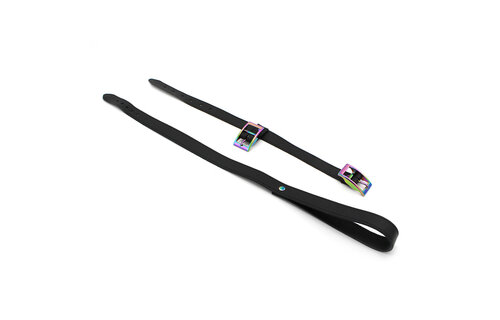 Leather Collar & Belt Rainbow – Adjustable & Stylish