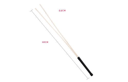 Rattan Wooden Paddles 2 Pieces - Intense Spanking 60 cm
