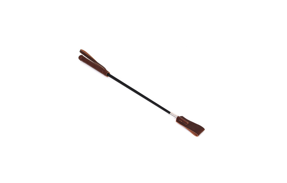 Zwarte PU-zweep 44,5 cm | Stijlvol & Kinky Accessoire