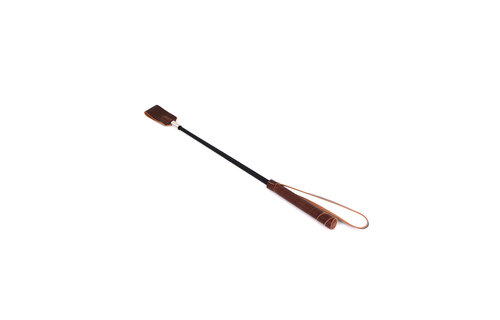 Schwarze PU-Peitsche 44,5 cm | Stilvolles & kinky Accessoire