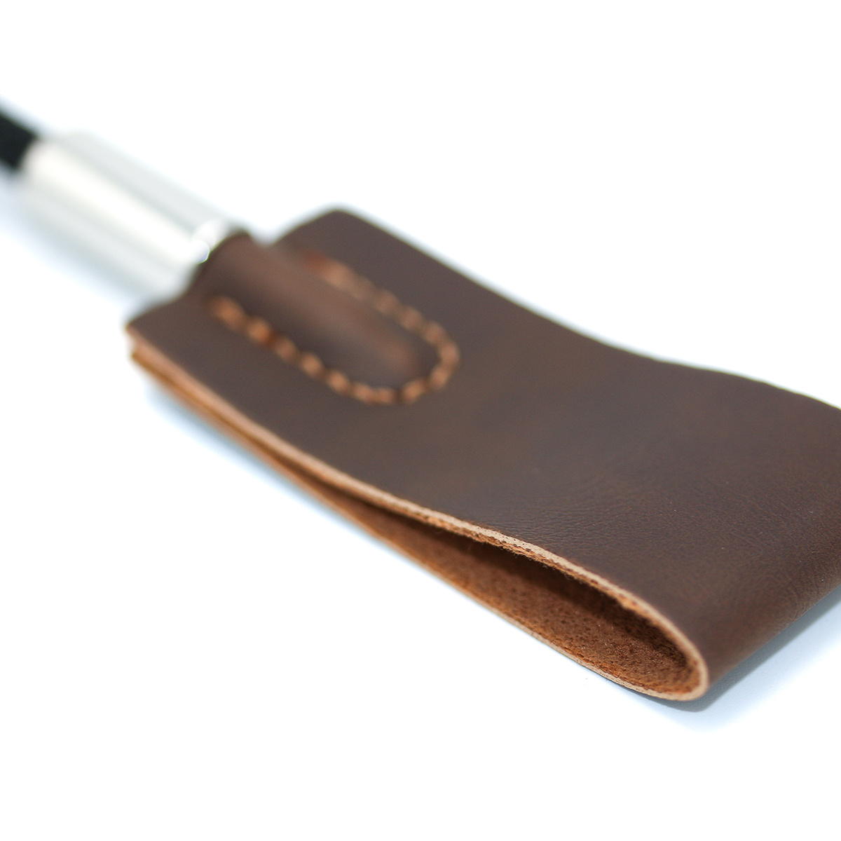 Zwarte PU-zweep 44,5 cm | Stijlvol & Kinky Accessoire