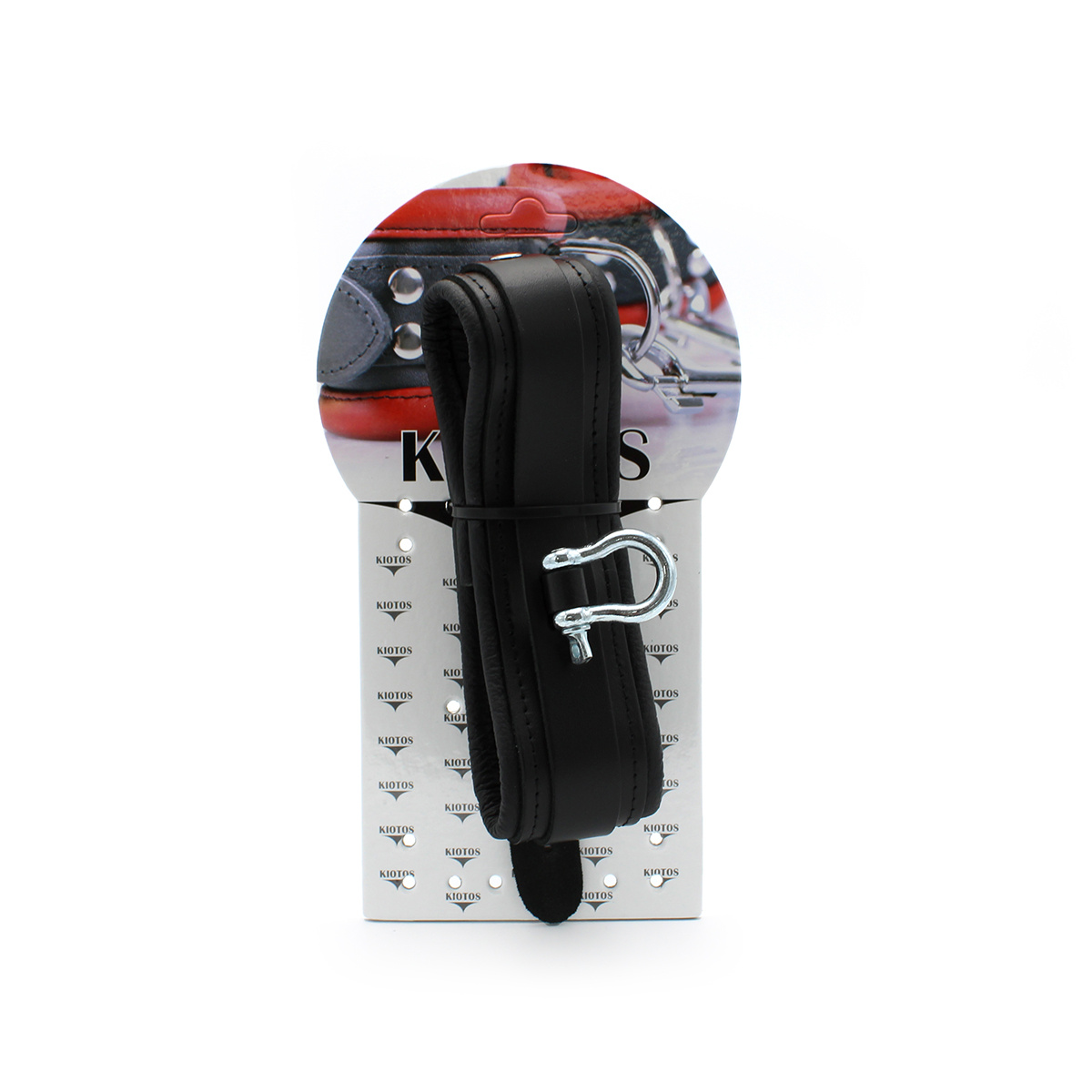 Black Leather BDSM Collar With Metal Buckle | Kiotos Leather