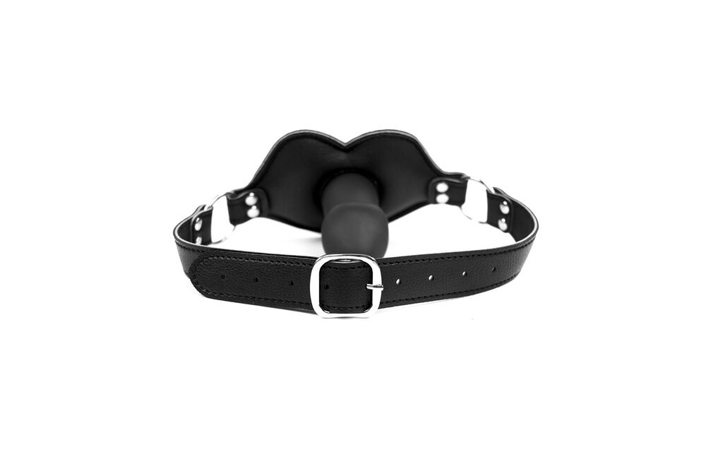 Big Lips Penis Gag Zwart | Verstelbare Comfortabele Mondknevel