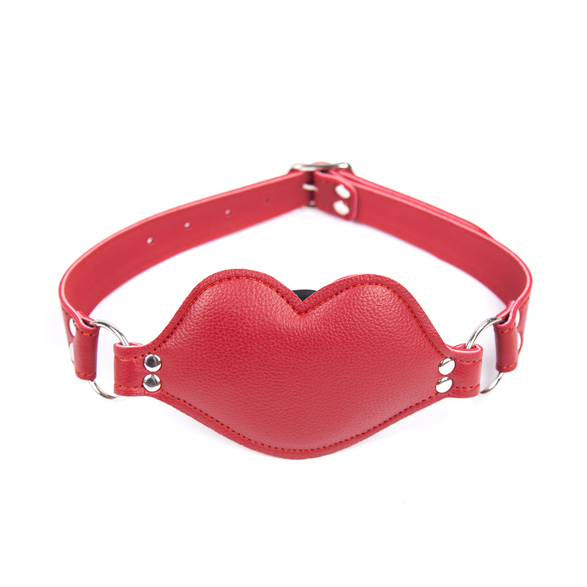 Big Lips Penis Mouth Gag Red | Adjustable BDSM Gag