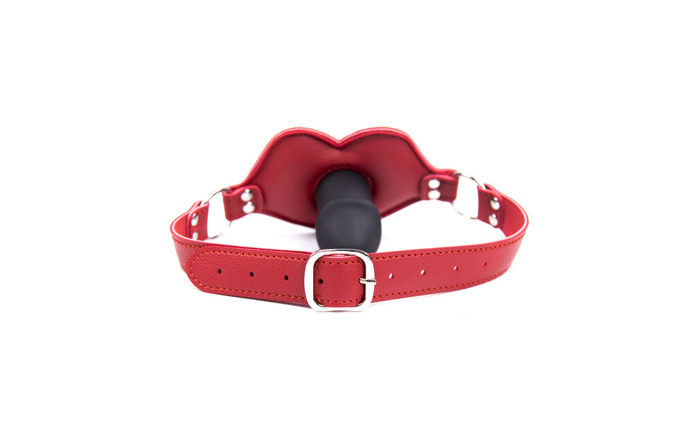 Big Lips Penis Mondknevel Rood | Verstelbare Bdsm Gag