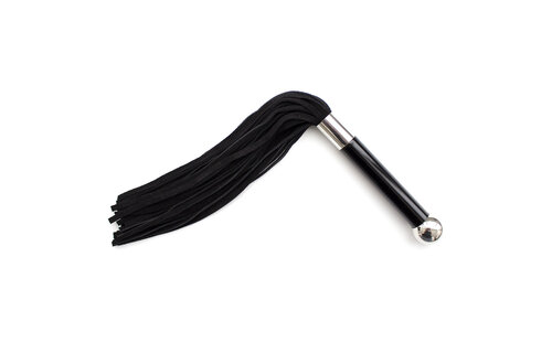 Red leather flogger 38 cm | Kiotos Leather, compact & strong