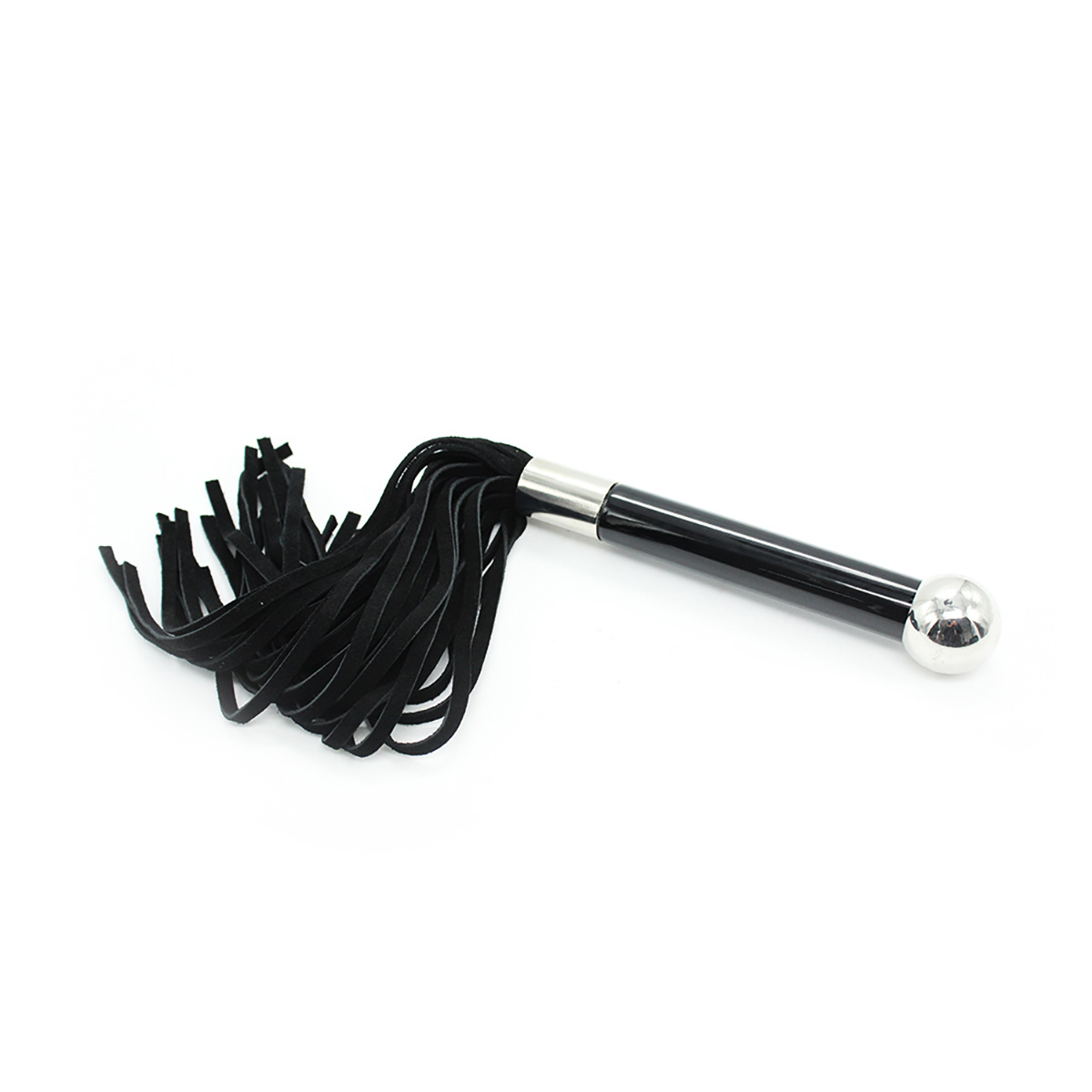 Rode leren flogger 38 cm | Kiotos Leather, compact & sterk