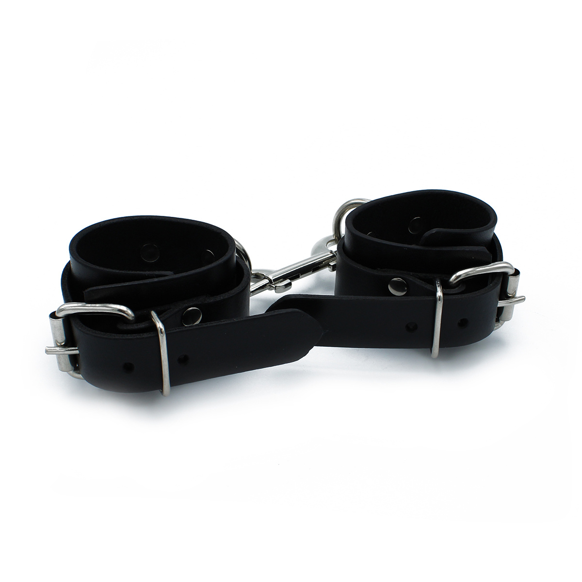 Zwarte Leren Handboeien Met Ketting – Stijlvol & Stevig Kopen
