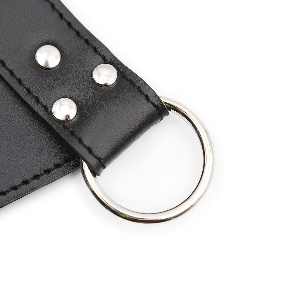 Leather Chastity Trousers With 3 Padlocks - Safe & Comfortable