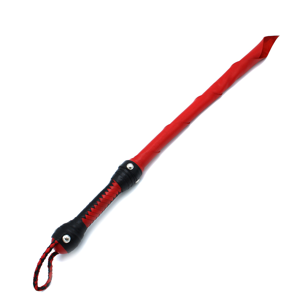 Red leather Sultan whip 76 cm | Stylish & Durable