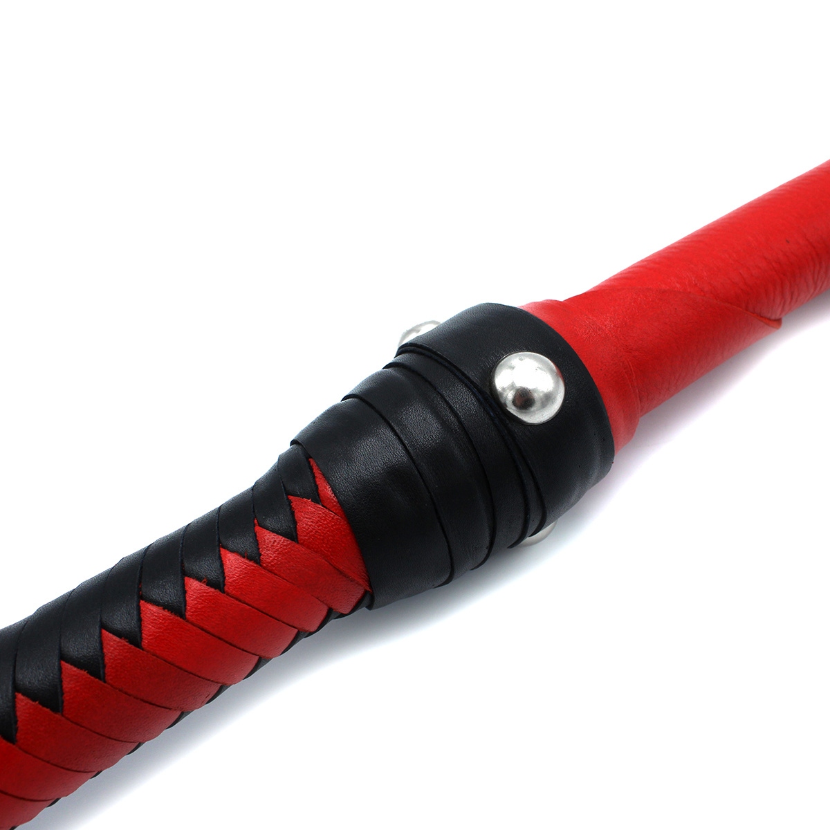 Rode leren Sultan-zweep 76 cm | Stijlvol & Duurzaam