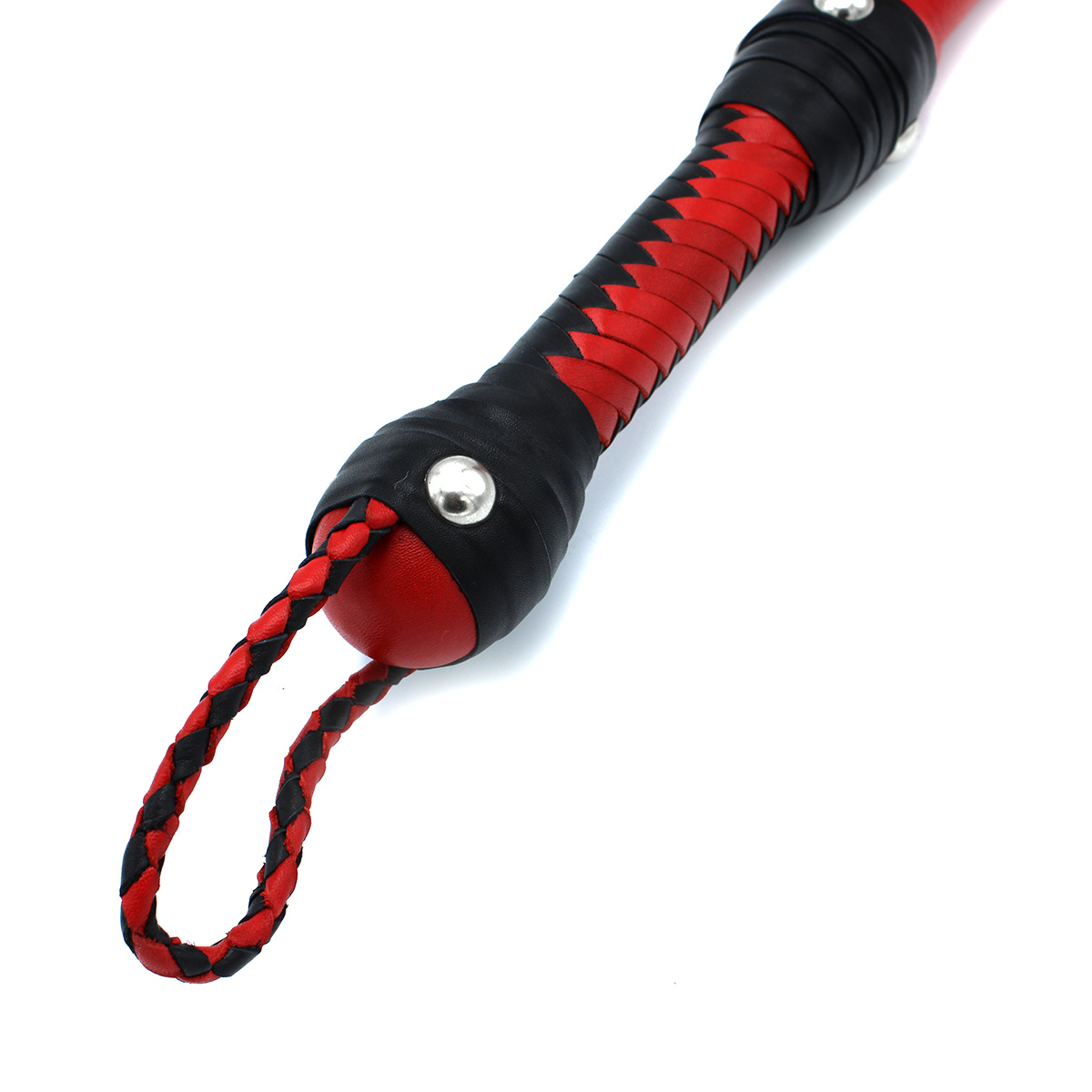 Red leather Sultan whip 76 cm | Stylish & Durable