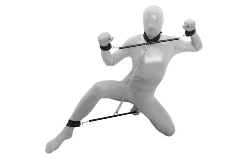 Prisoner's Bar Set Leather Cuffs – Comfort & Safe Control