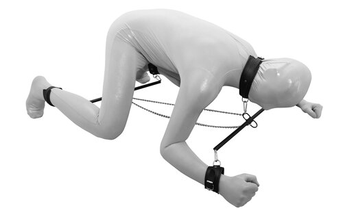 Prisoner's Bar Set Leather Cuffs – Comfort & Safe Control