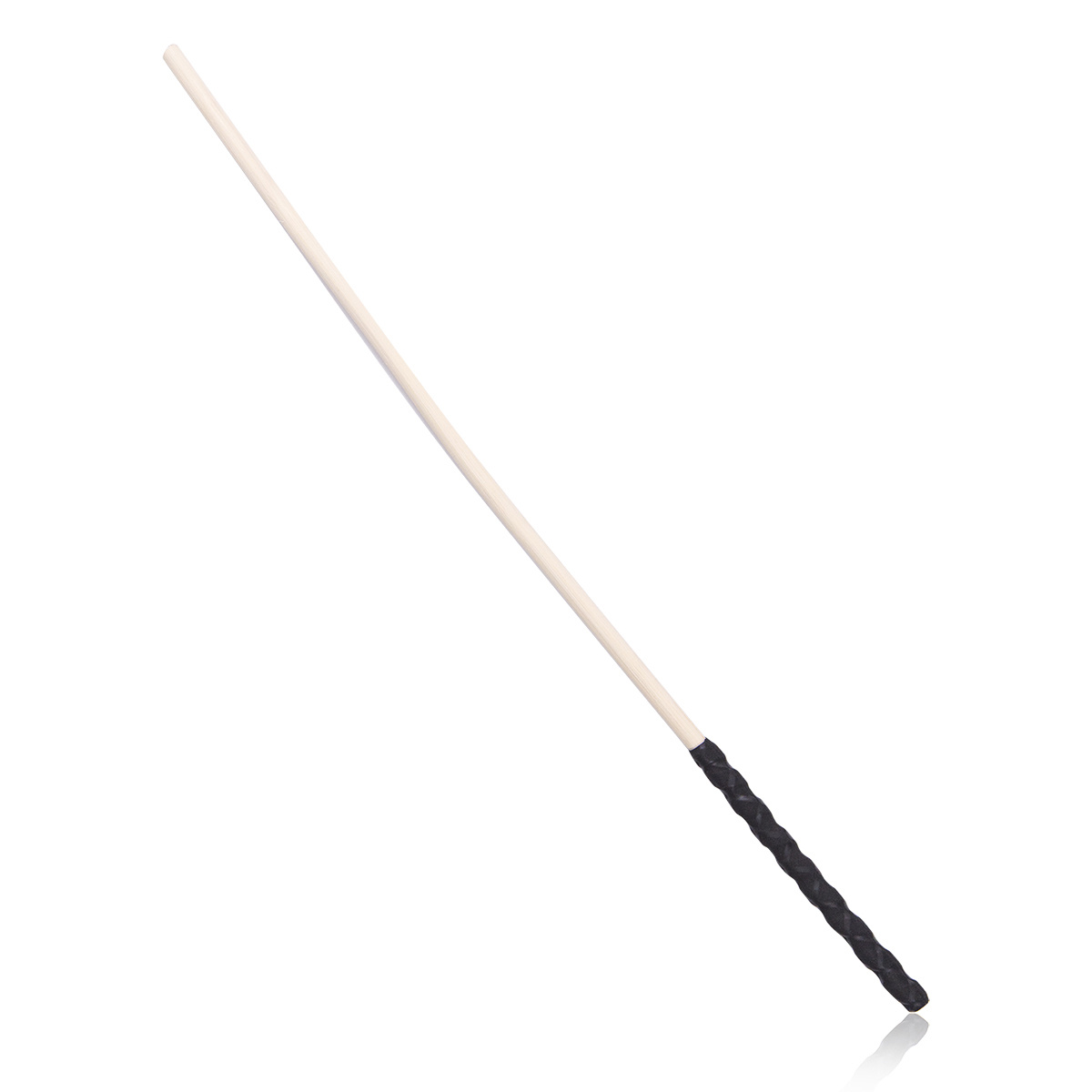 Single Piece Rattan Cane 60 cm | Black Handle & Flexible