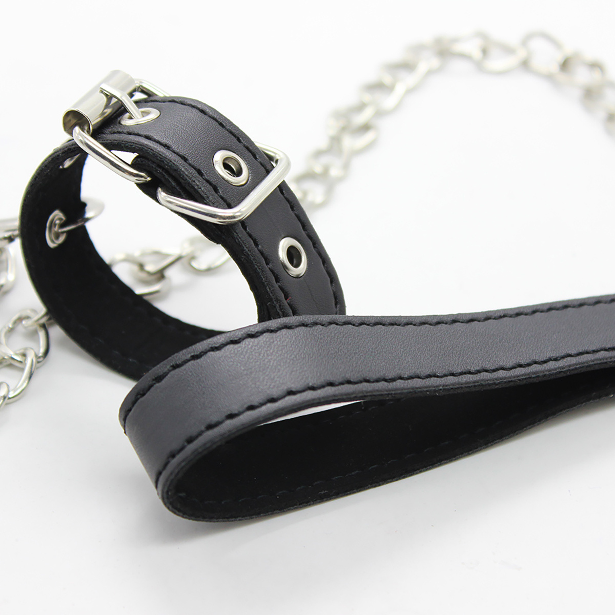 PU Leather Buckle & Steel Chain 115 cm – Kiotos Leather