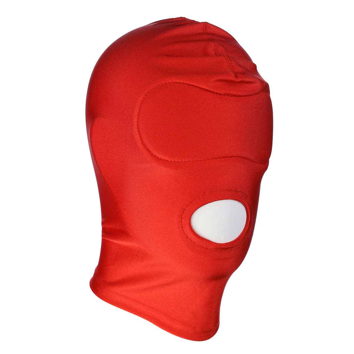 Rood Bdsm-Masker Met Open Mond | Comfortabel & Rekbaar
