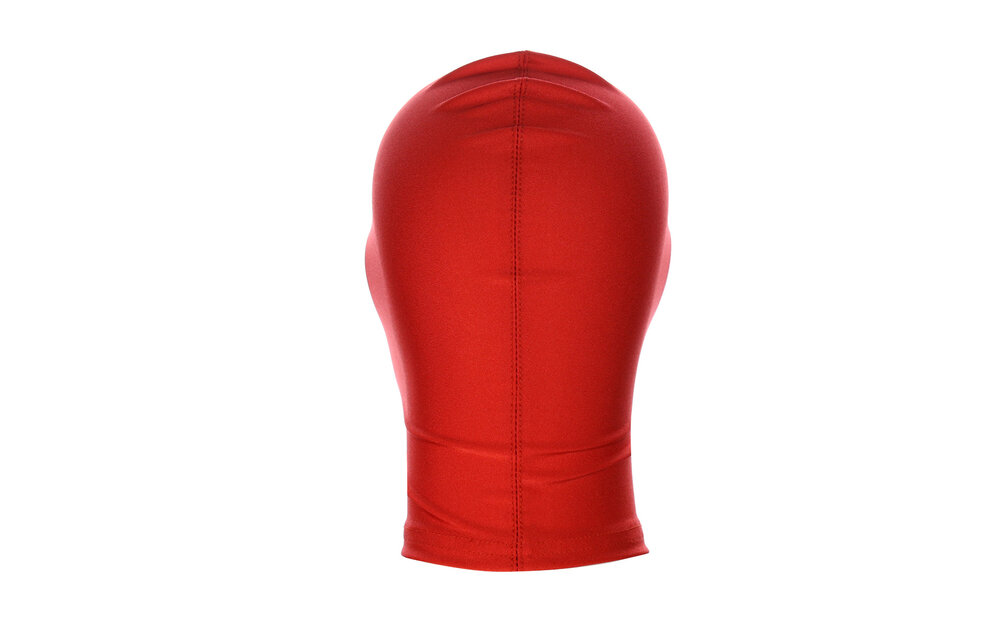 Red BDSM Mask With Open Mouth | Comfortable & Stretchable
