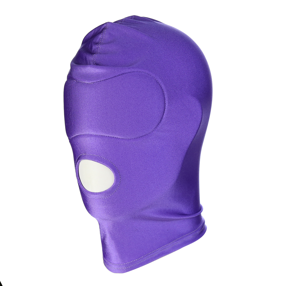 Paars Bdsm Mondkapje – Comfortabel & Ademend Spandex Masker