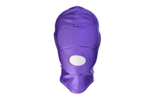 Paars Bdsm Mondkapje – Comfortabel & Ademend Spandex Masker