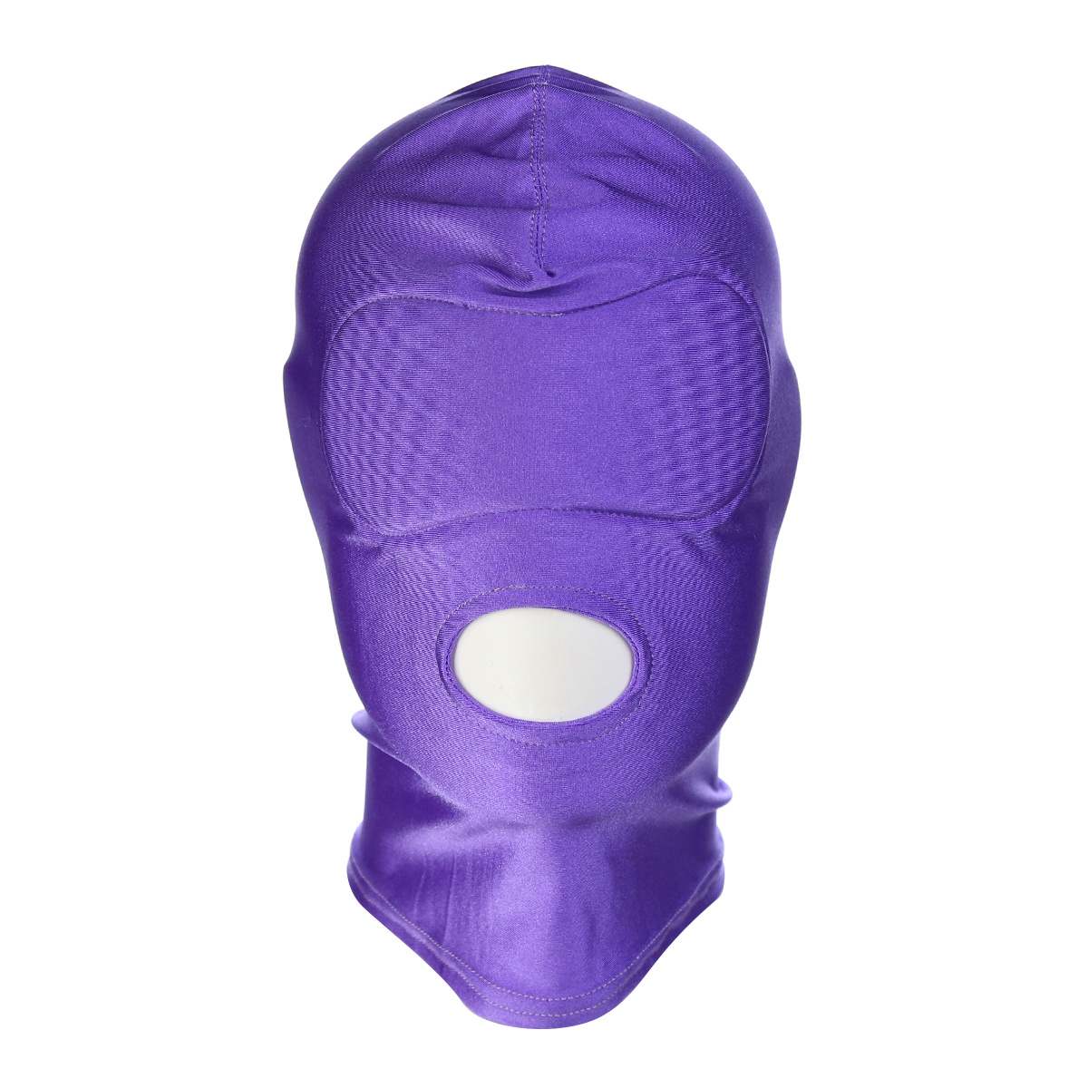 Purple BDSM Face Mask – Comfortable & Breathable Spandex Mask