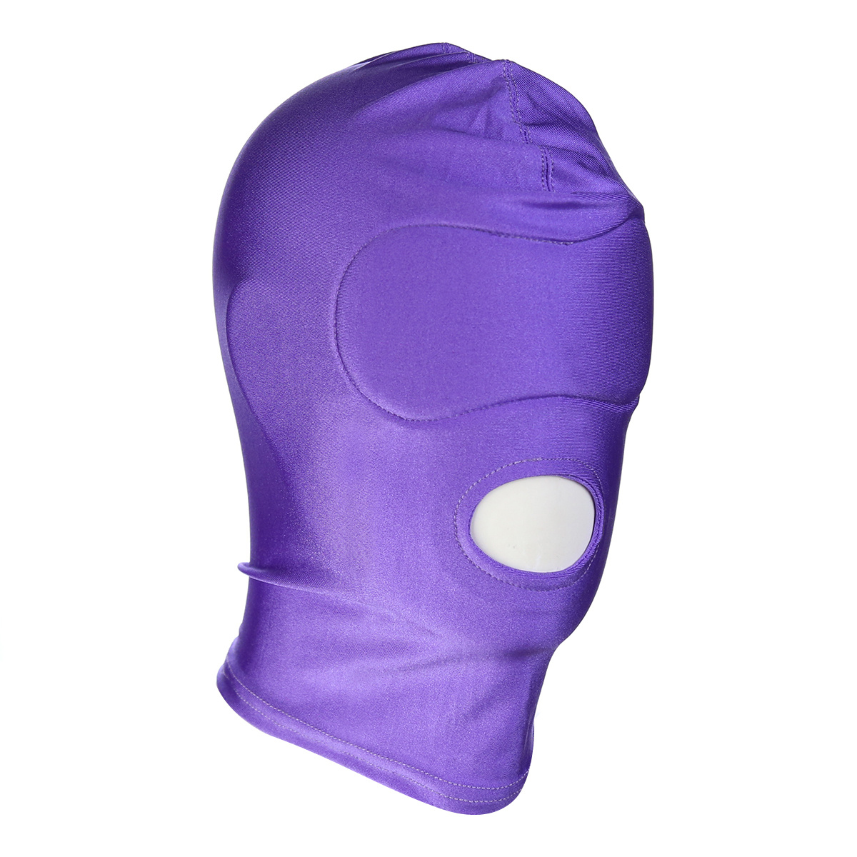 Lila BDSM-Mundkappe – Bequeme und atmungsaktive Spandex-Maske