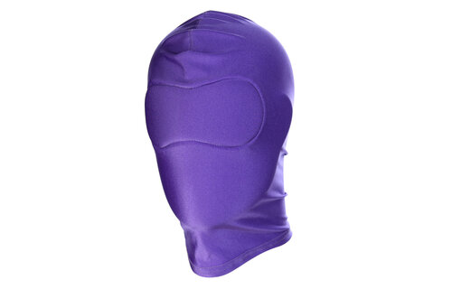 Comfortabel Paars Spandex Bdsm Masker - Perfect Voor Bondage