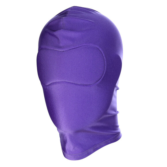 Comfortable Purple Spandex BDSM Mask – Perfect for Bondage