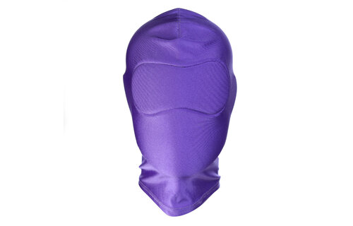 Bequeme violette Spandex-BDSM-Maske – perfekt für Bondage