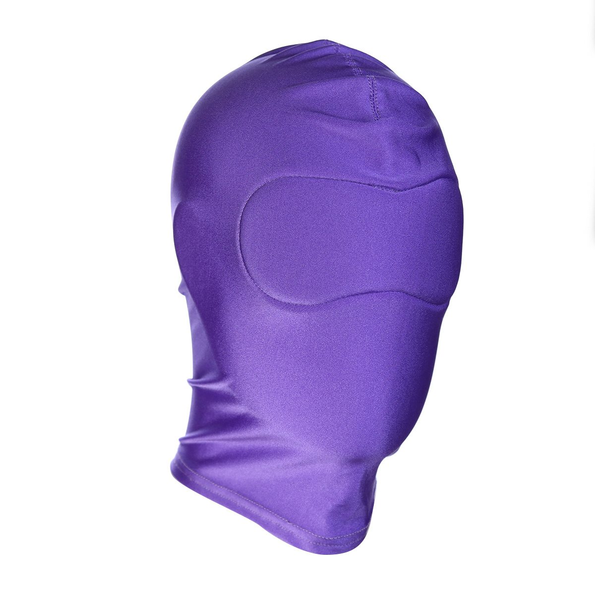Comfortable Purple Spandex BDSM Mask – Perfect for Bondage