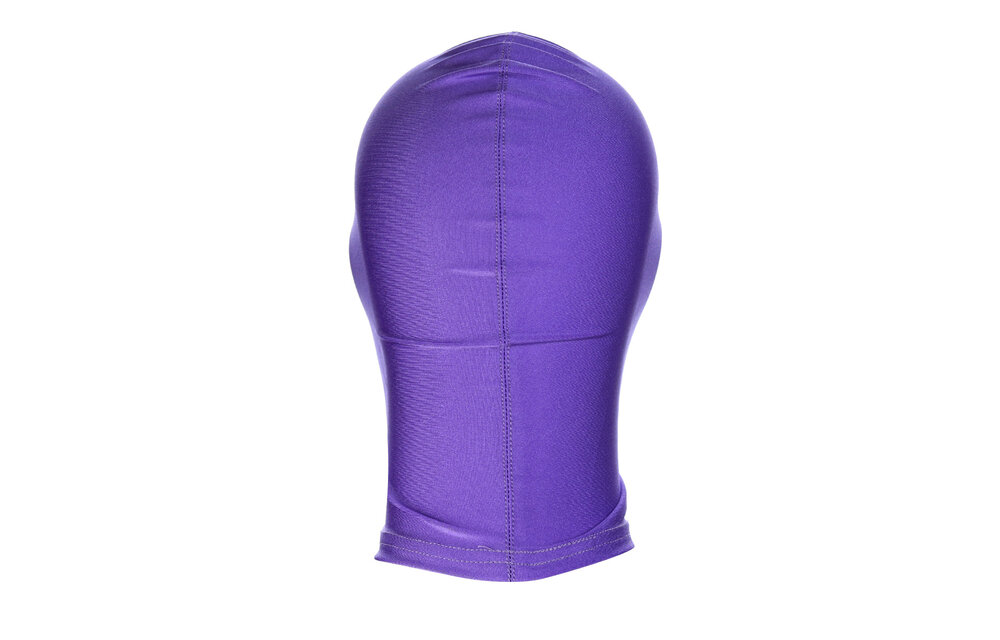 Bequeme violette Spandex-BDSM-Maske – perfekt für Bondage