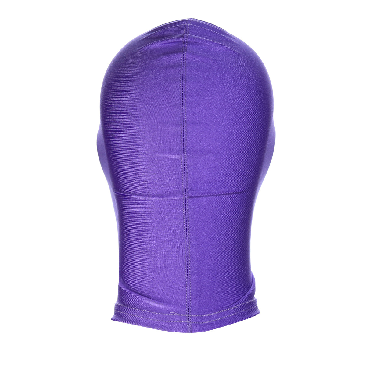 Comfortabel Paars Spandex Bdsm Masker - Perfect Voor Bondage