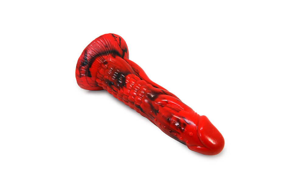 Monstar Cox InfernoCock 21 cm – Vurige Siliconen Dildo
