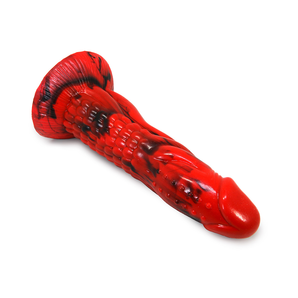Monstar Cox InfernoCock 21 cm – Fiery Silicone Dildo