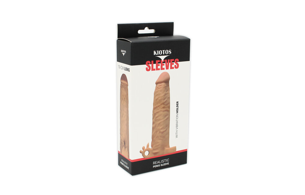Kiotos Realistic Sleeve 19 cm with Vibrator & Bullet Holder