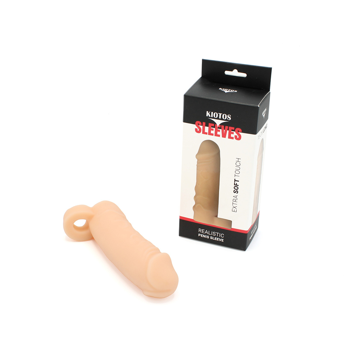 Kiotos Realistic Penis Sleeve 16 cm – Extra Soft & Comfortable
