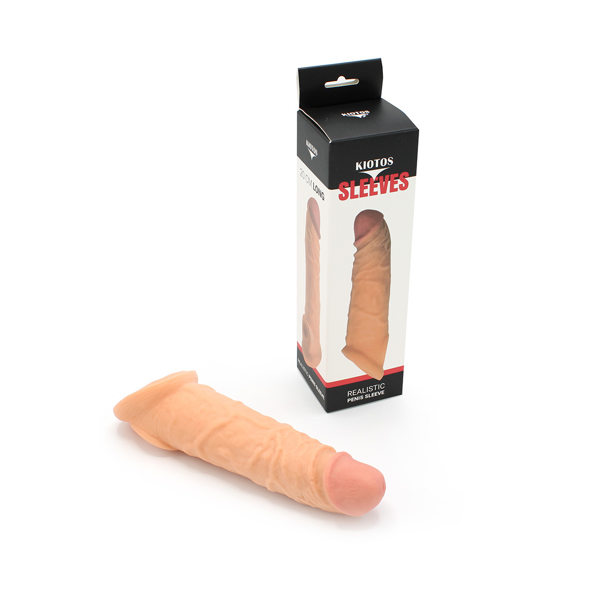 Kiotos Realistische Sleeve 20 cm - Maximaal Plezier & Sensatie