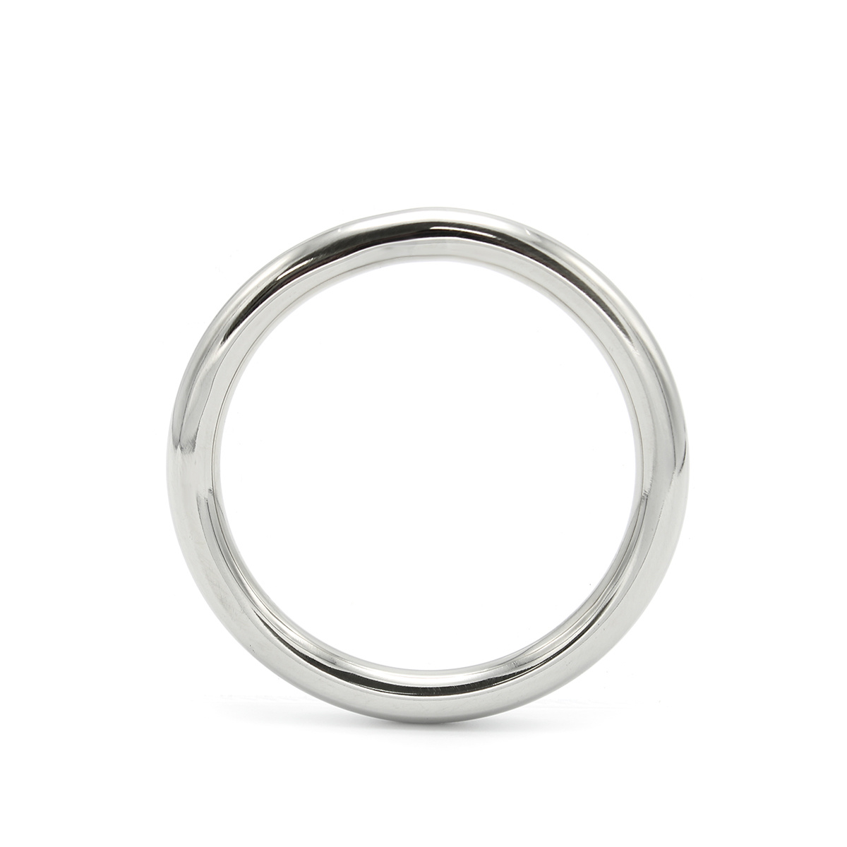 Round Cock Ring 6 cm Stainless Steel – Sturdy & Comfortable