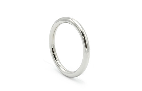 Round Cock Ring 6 cm Stainless Steel – Sturdy & Comfortable