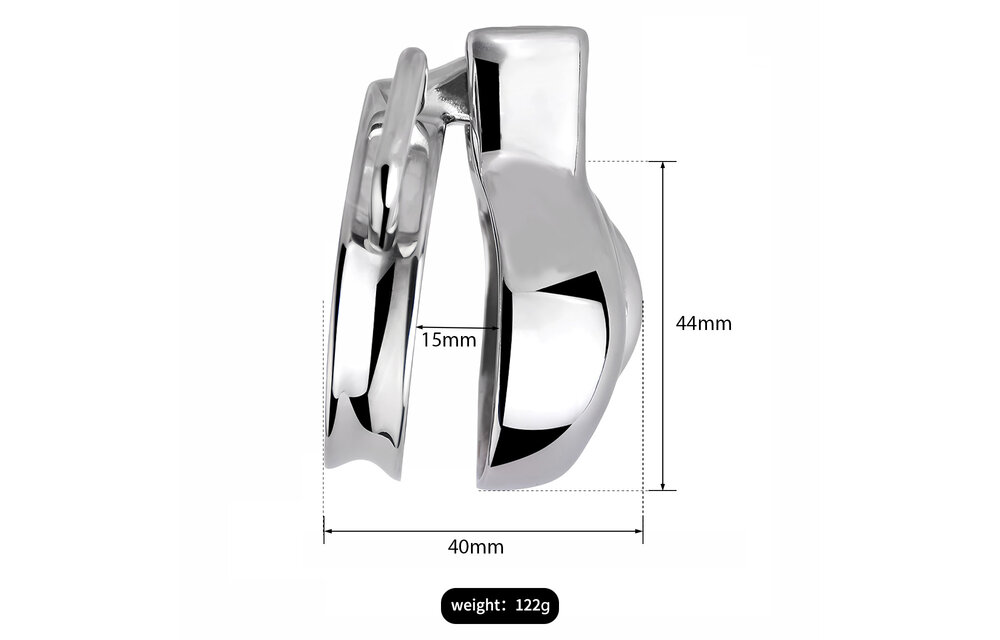 Ultra-Short Vulva Chastity Device With Adjustable PU Strap